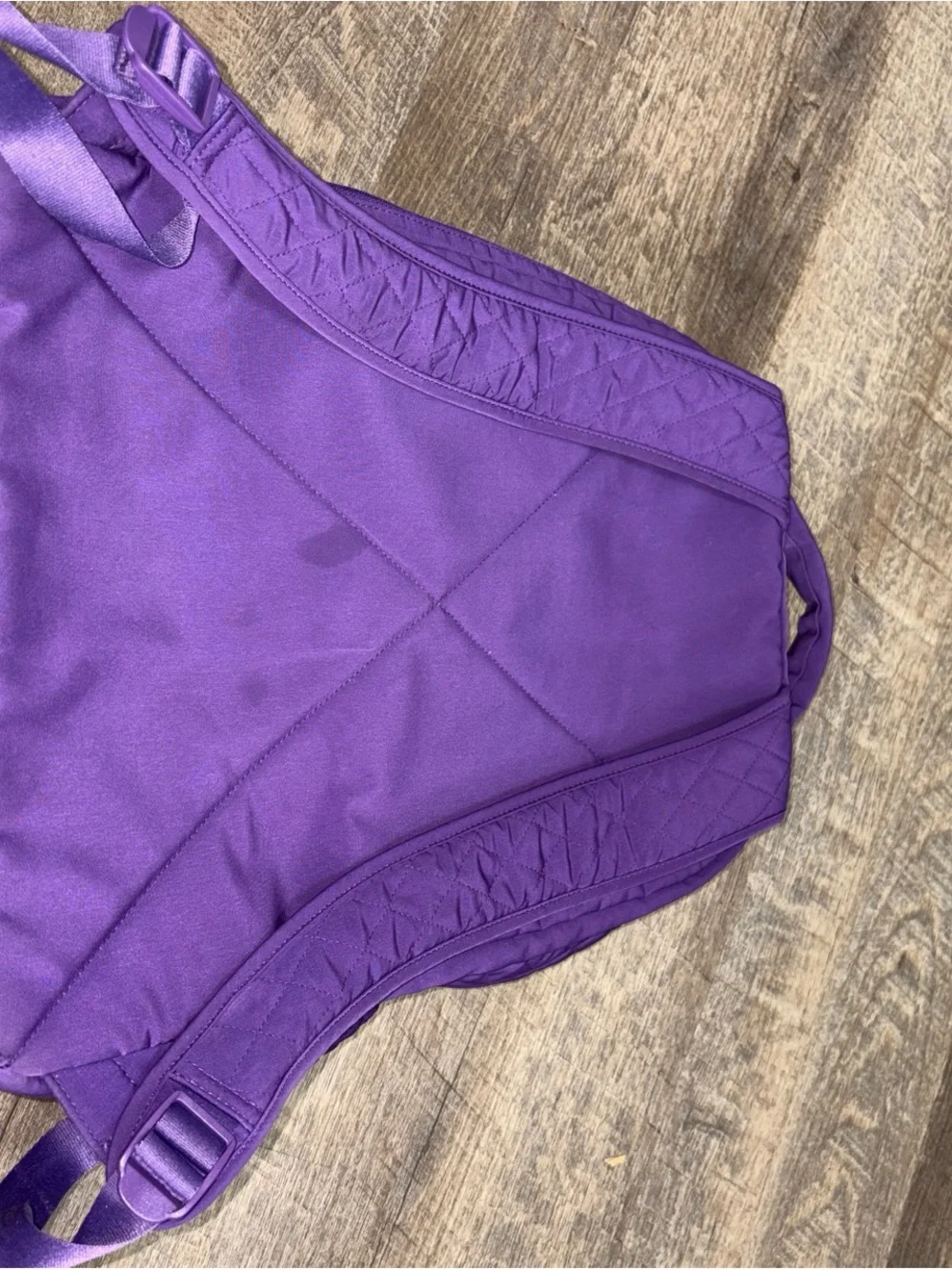 Vera Bradley Quilted Backpack in Bright Purple